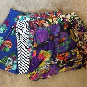 3 Anthro skirts (Maeve and Tabitha brands) size S